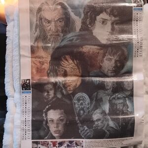 Lord Of The Rings Characters Diamond Art Painting Kit 30x40